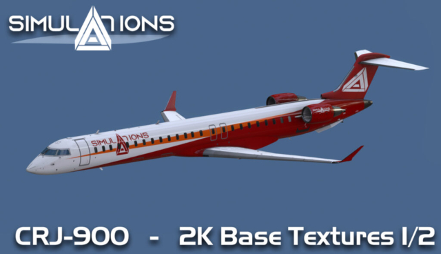 CRJ-900 - 2K Base Textures 1/2
