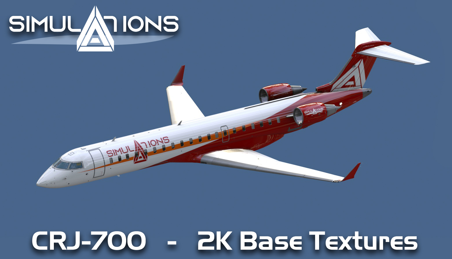 2K Base Textures for CRJ-700