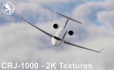 DWSim CRJ-1000 2K Textures