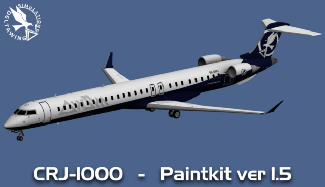 DWSim CRJ-1000 Paintkit Ver 1.5